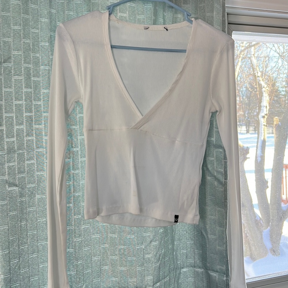 White crop top